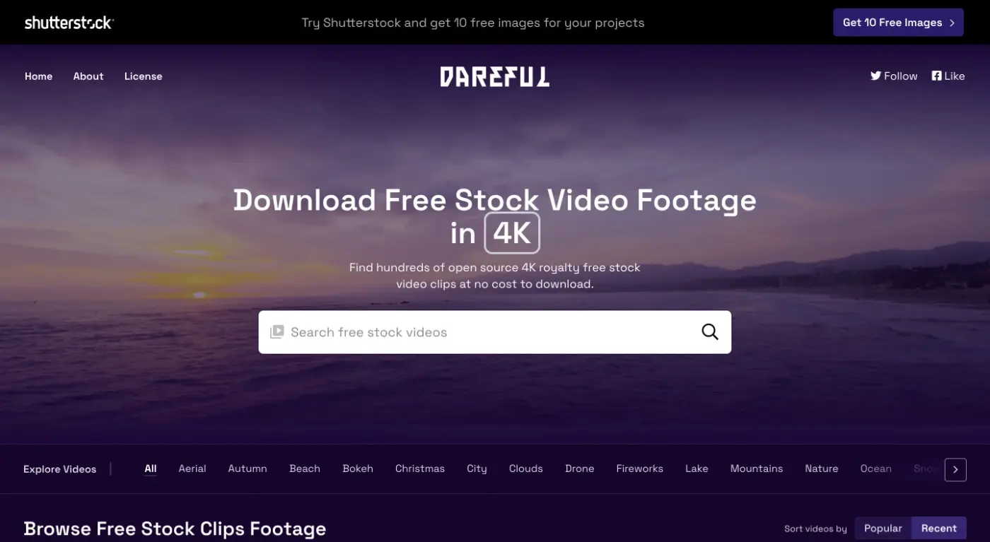 25 Free Download Pack Stock Video Footage - 4K and HD Video Clips