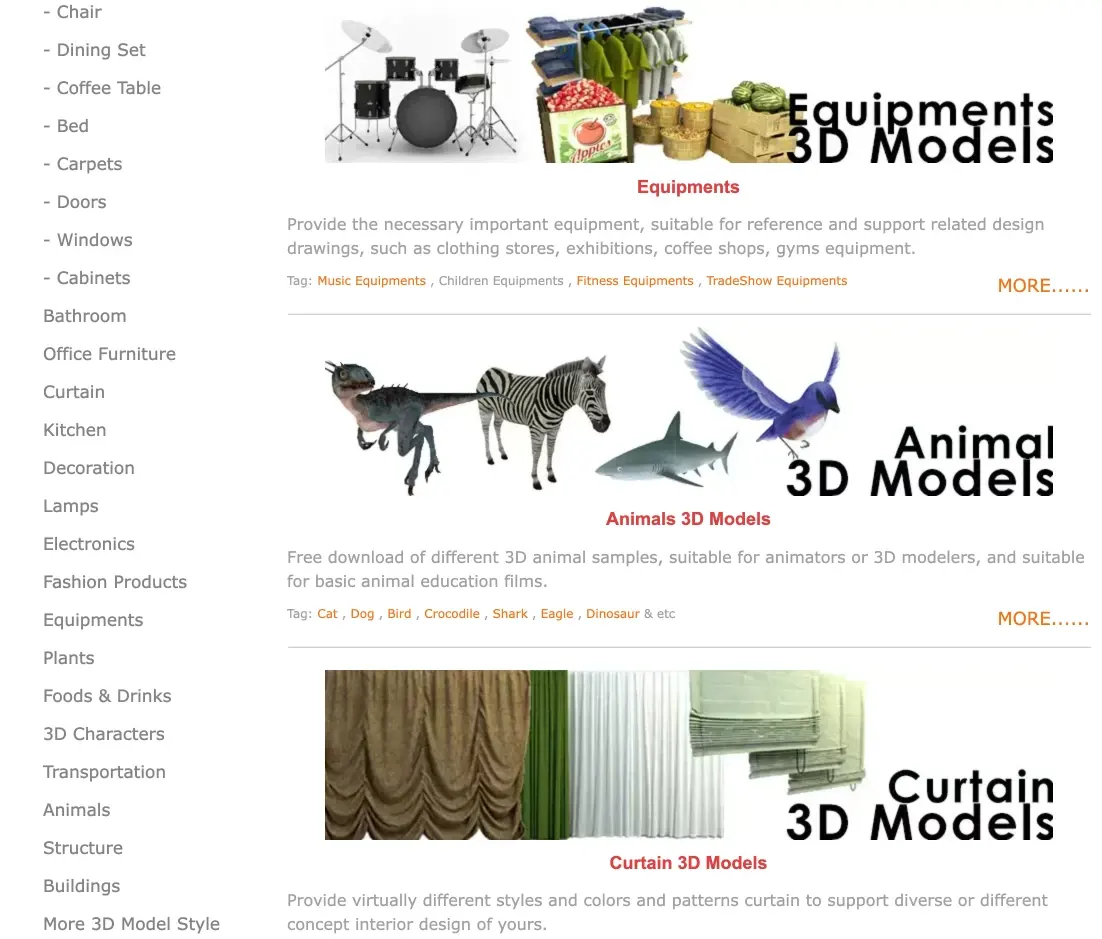 フリーで使える おすすめ3dモデルサイト30選 Eagle ブログ