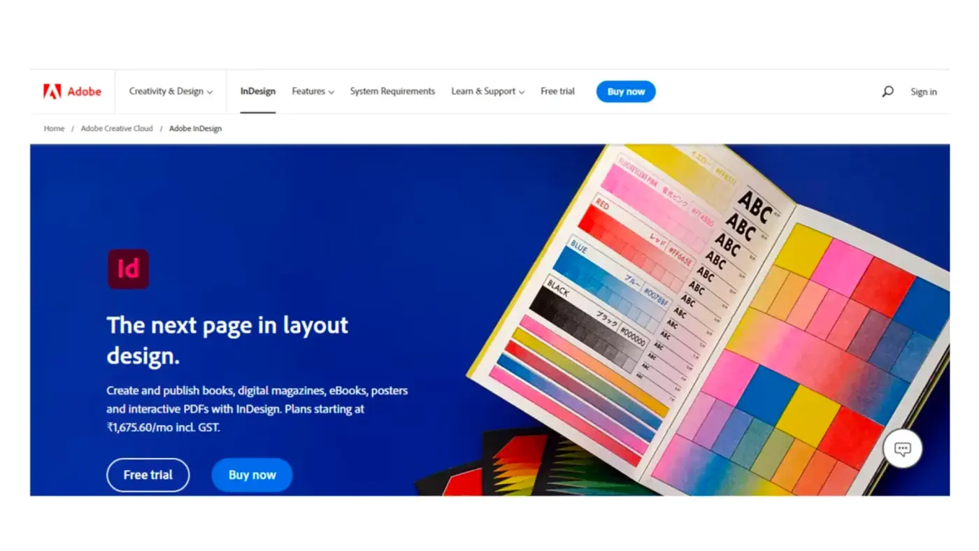 图像来源:Adobe InDesign