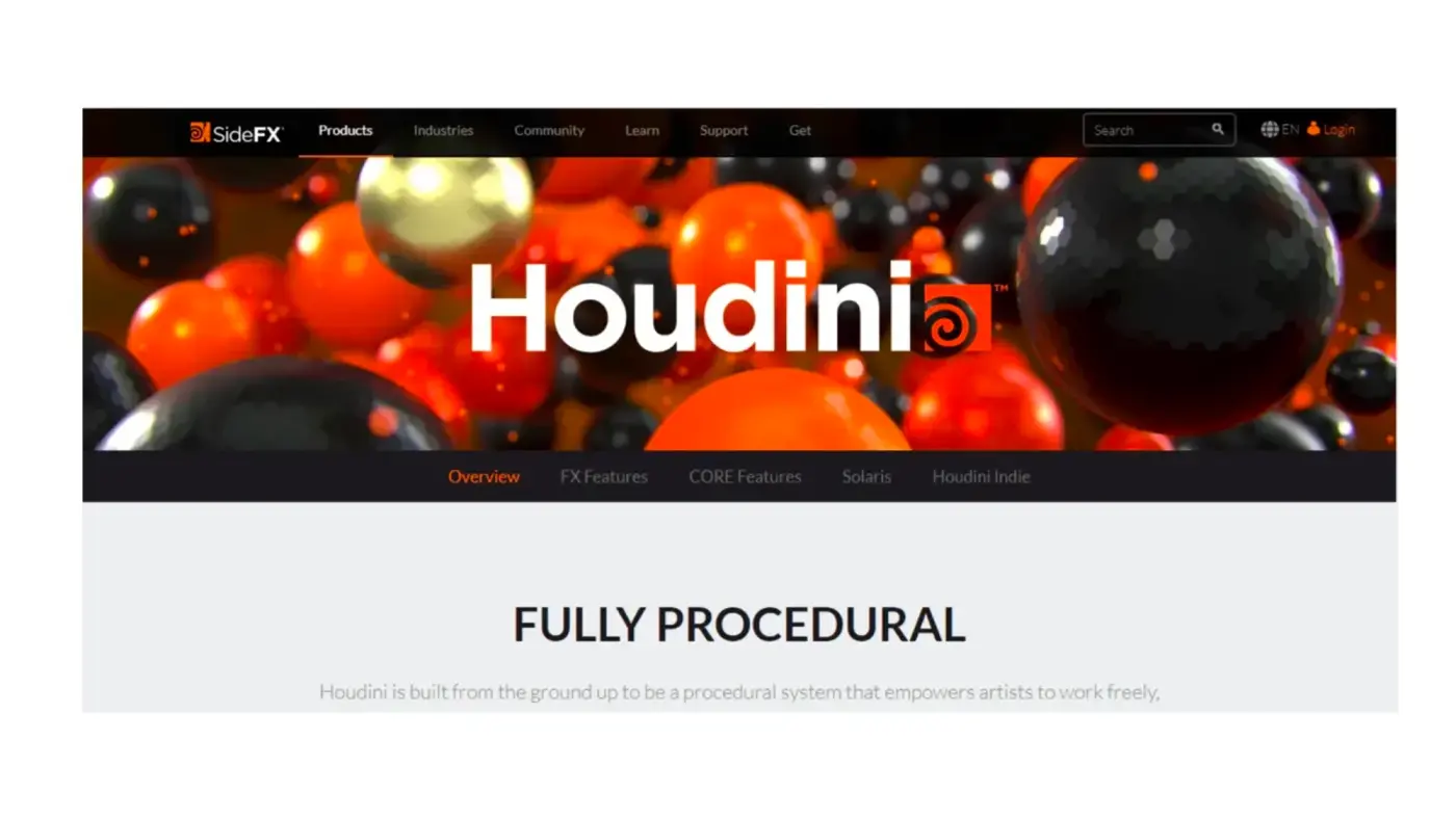 图像来源:Houdini