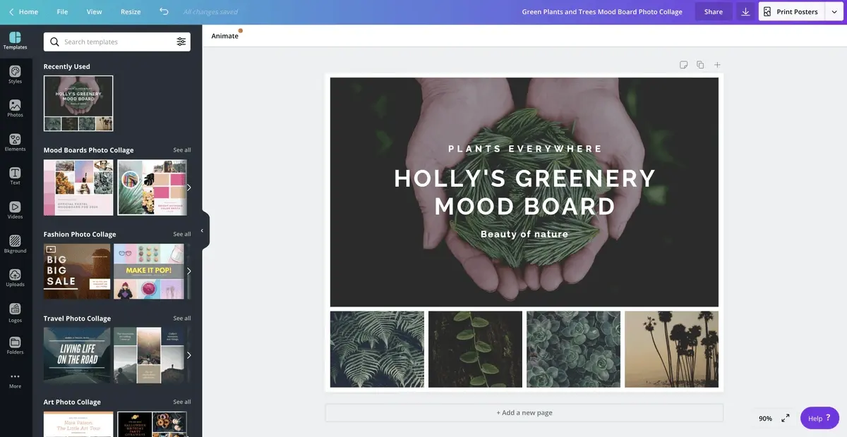 Landing, a platform for making virtual mood boards, brings its creation  tools to mobile