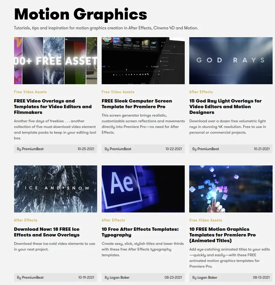 Great Sites for Motion Design Inspiration