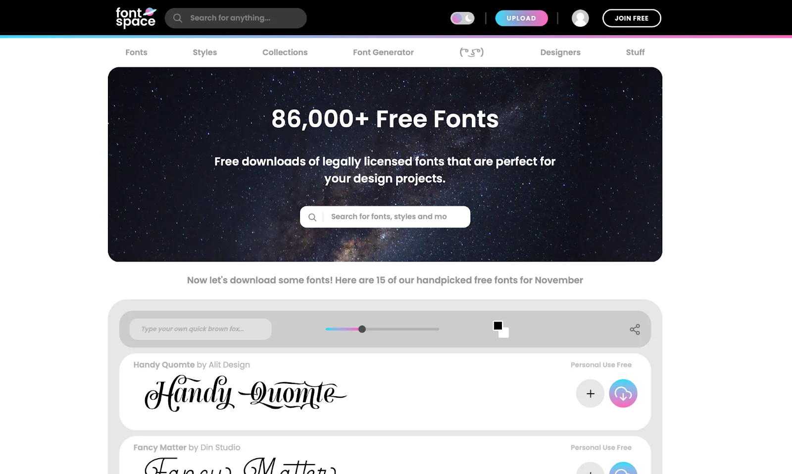 FontSpace