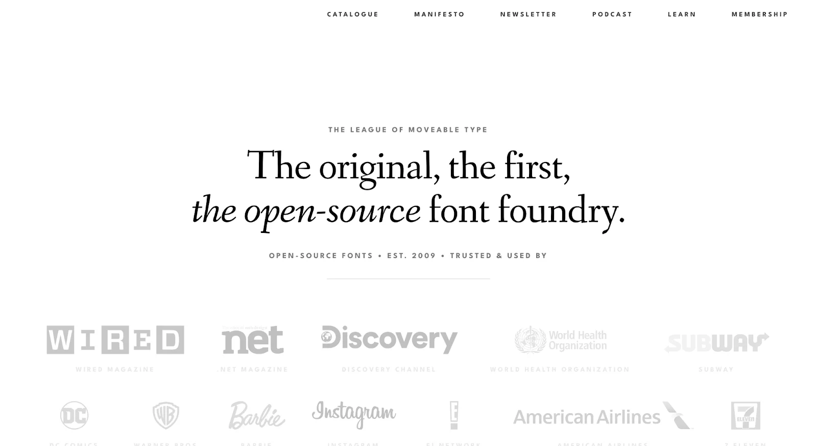 The League of Movable Type